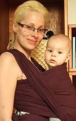 didymos chiara + barwnik dylon bourlesque red